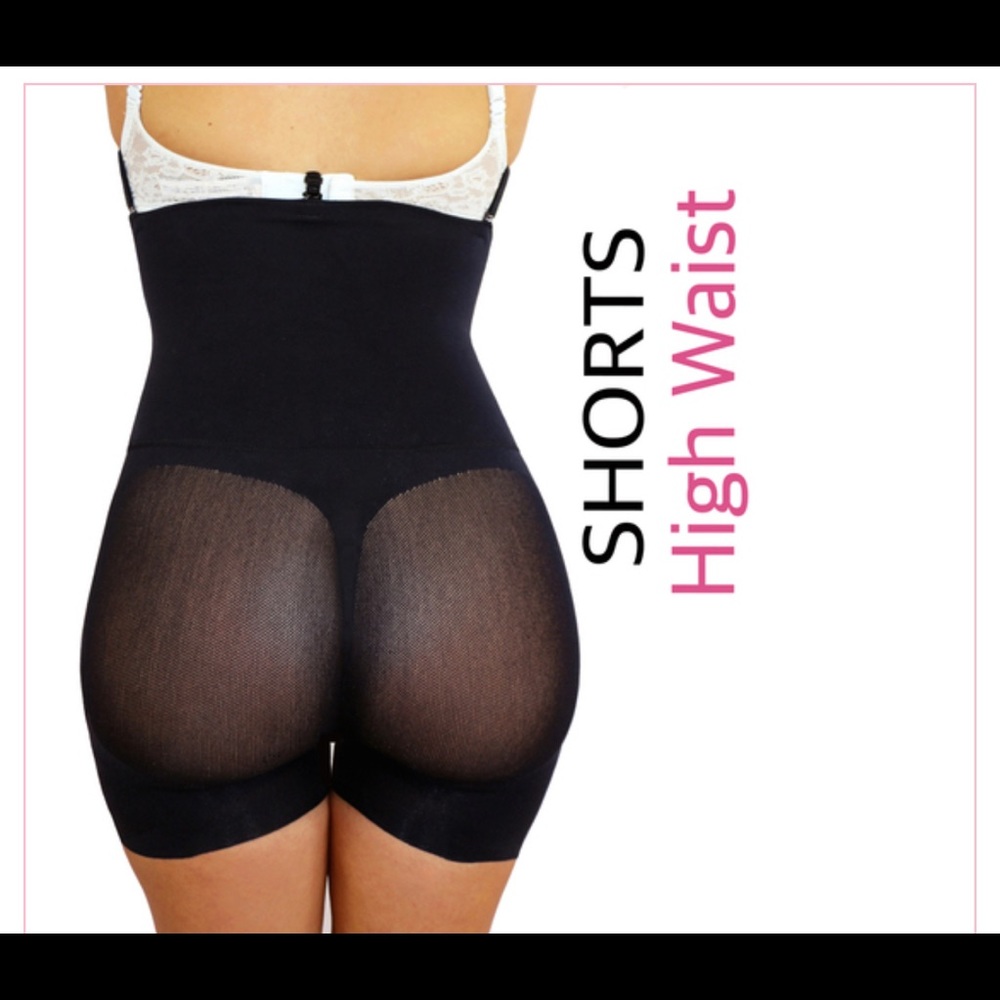 Yagaira Happy Butt High Waisted Shorts Double tummy